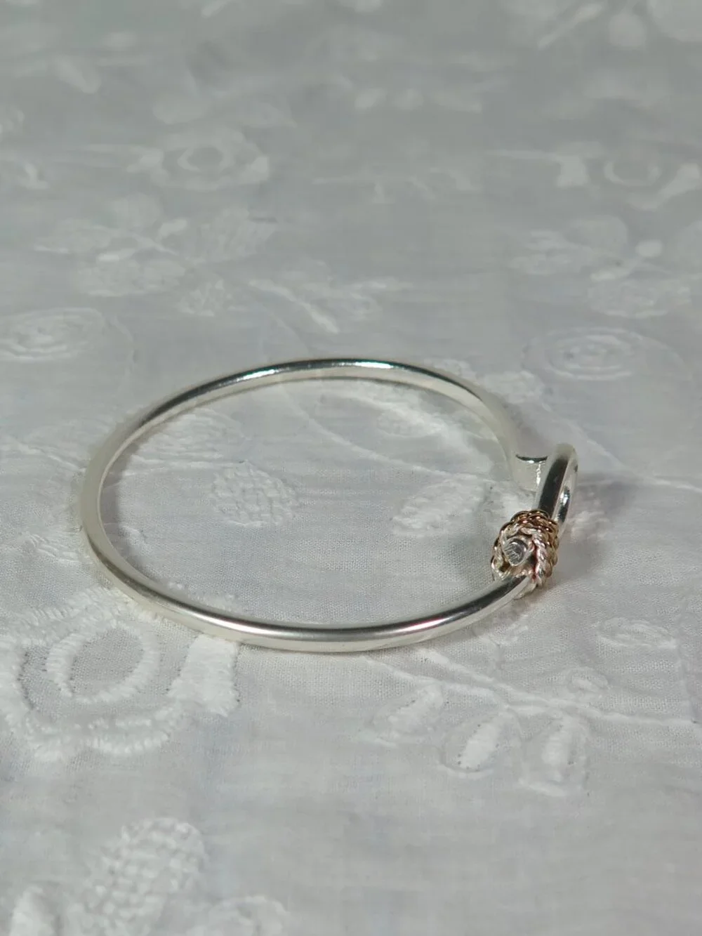 Stainless Steel Lariat Rope Bangle Bracelet